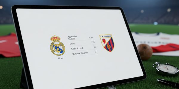 real madryt – osasuna – statystyki