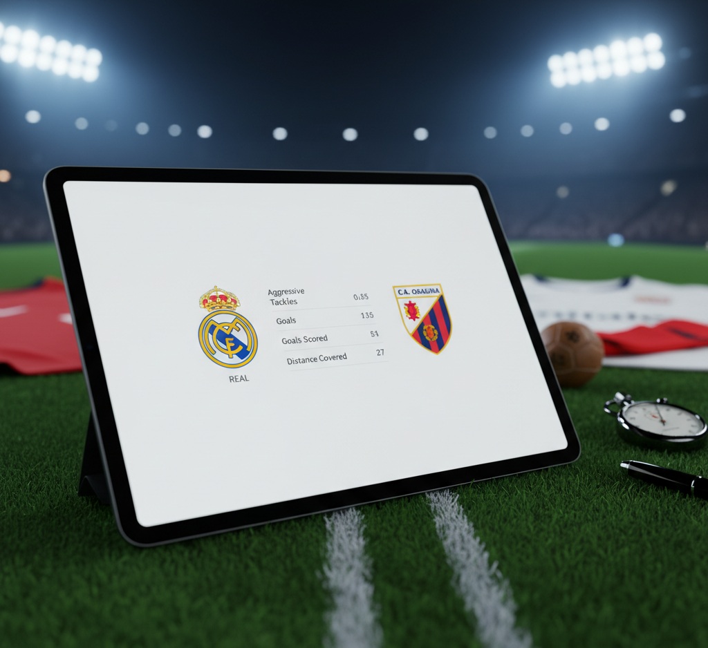 real madryt – osasuna – statystyki